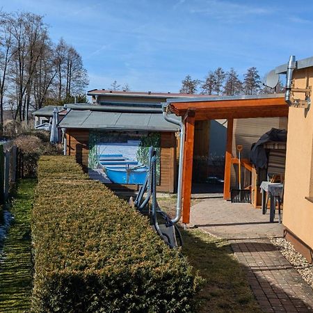 Spreewaldhaeuser Golinski Mit Kamin Am Neuendorfer See Alt Schadow Buitenkant foto