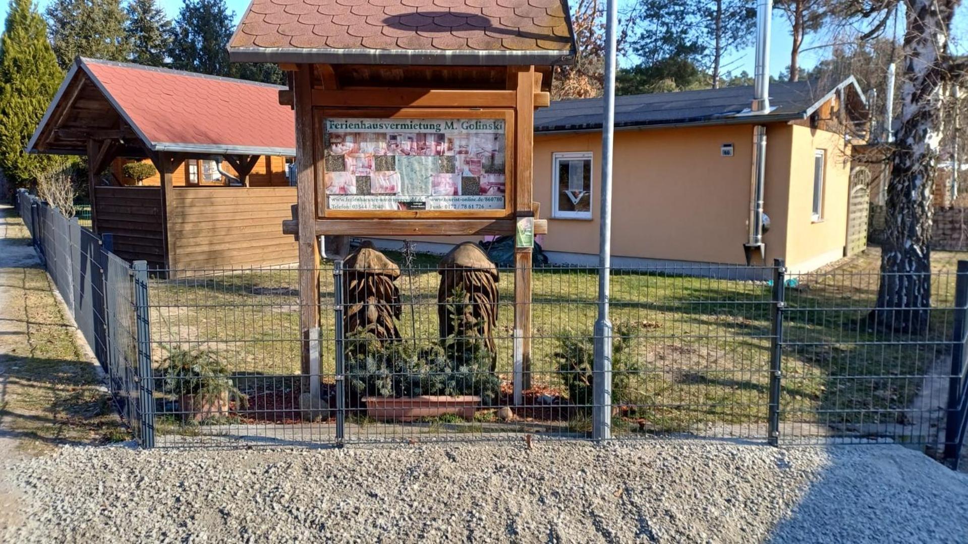 Spreewaldhaeuser Golinski Mit Kamin Am Neuendorfer See Alt Schadow Buitenkant foto