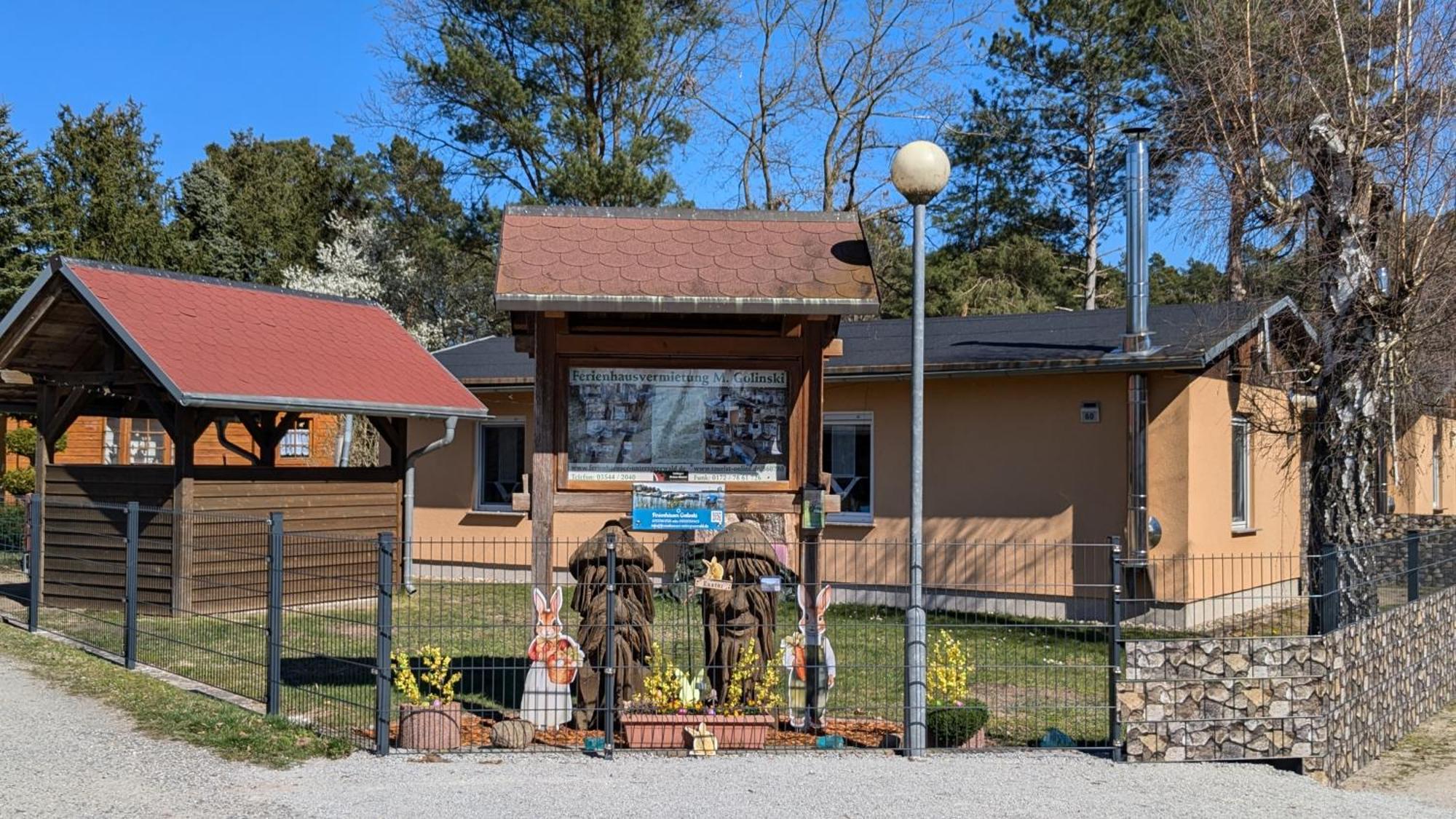 Spreewaldhaeuser Golinski Mit Kamin Am Neuendorfer See Alt Schadow Buitenkant foto