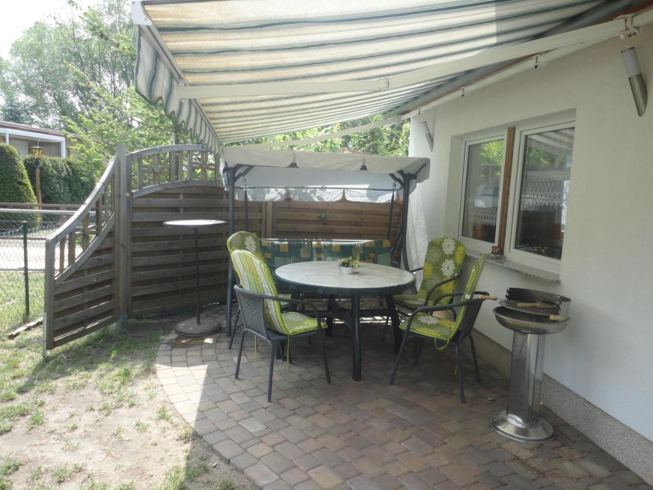 Spreewaldhaeuser Golinski Mit Kamin Am Neuendorfer See Alt Schadow Buitenkant foto